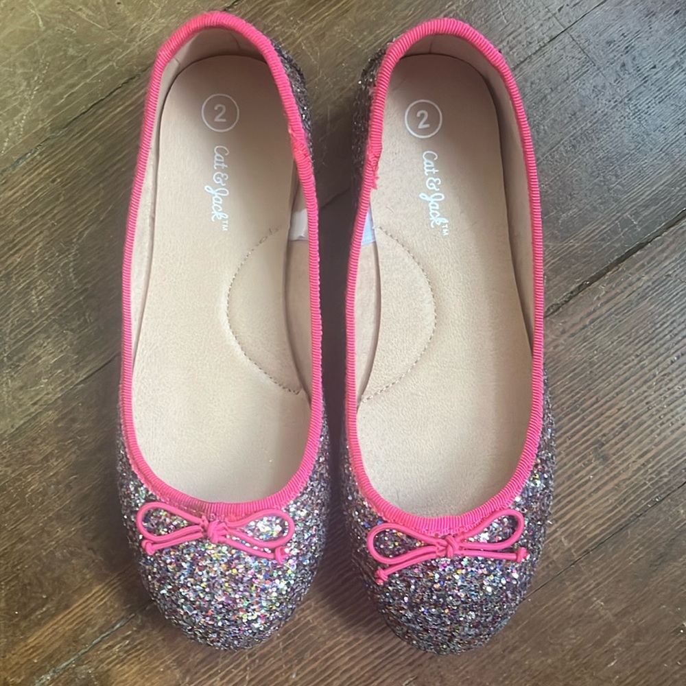 Cat & Jack sparkle dress shoes